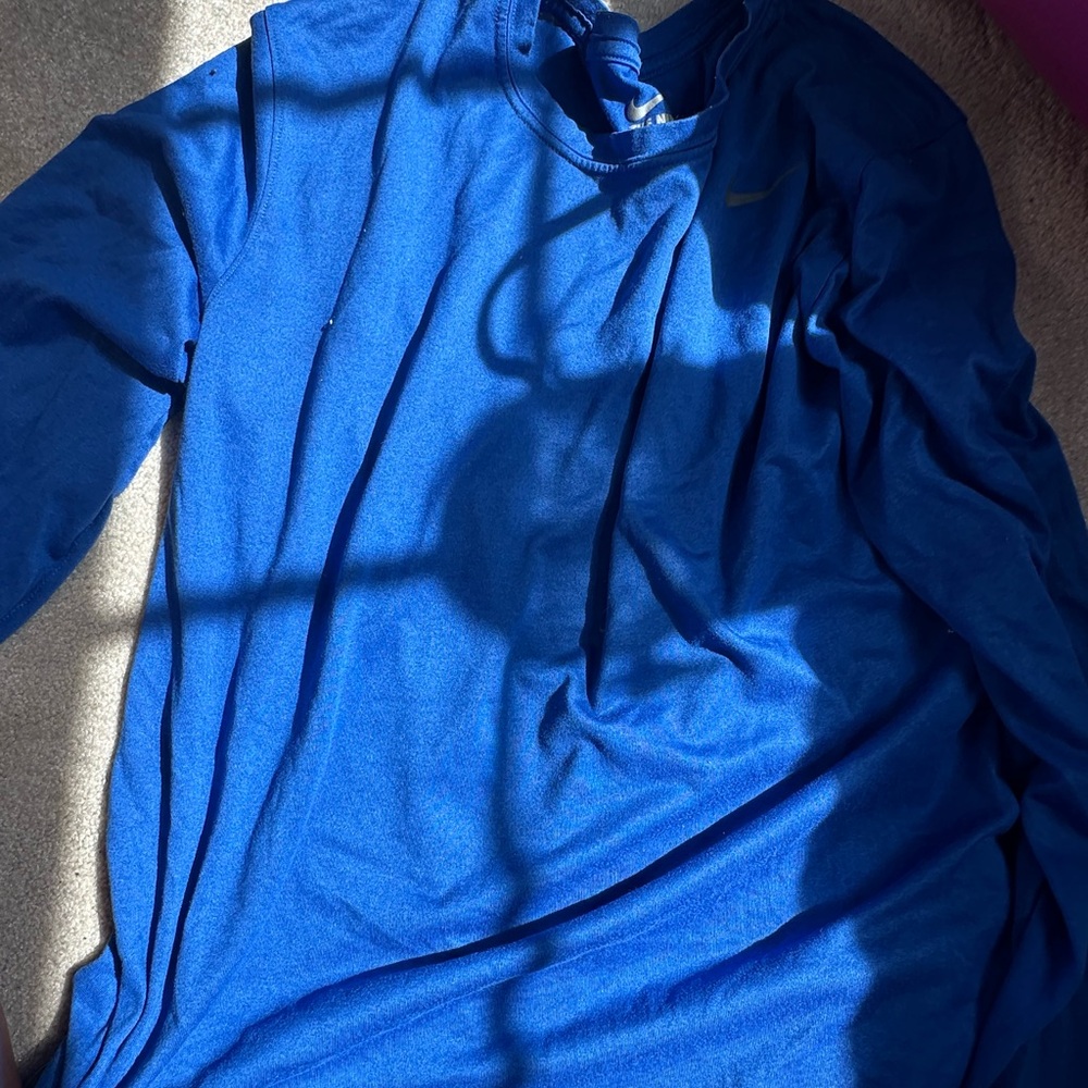 Nike Blue Long Sleeve Tee